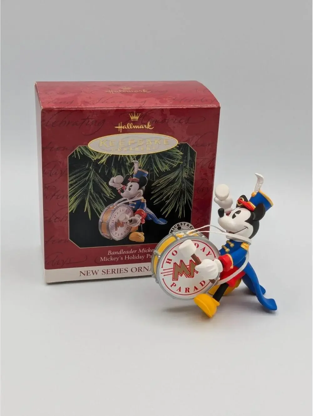 Hallmark Keepsake Bandleader Mickey 1997 NEW 1st Mickey's Holiday Parade Series